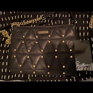 Rebecca Minkoff Quilted Stud Rocker Black